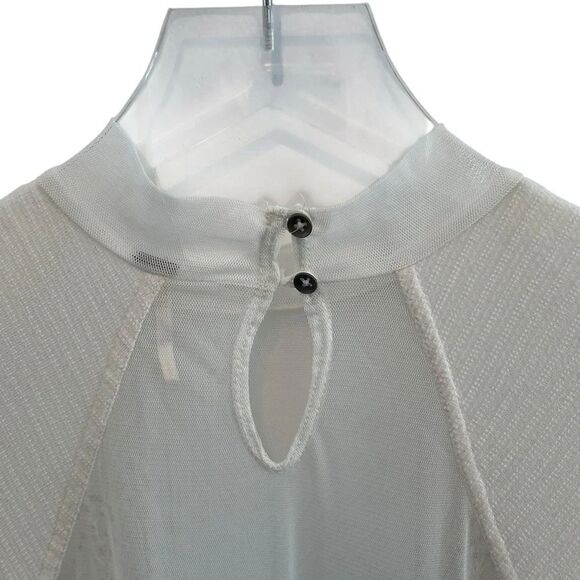 Free People Saheli Cream Asymmetrical Long Sleeve Tunic Size S - Picture 13 of 16